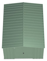 Classic Galvanized Steel Storage Shed, Sage Green, 10-ft x 14-ft P7K8 - product image 6