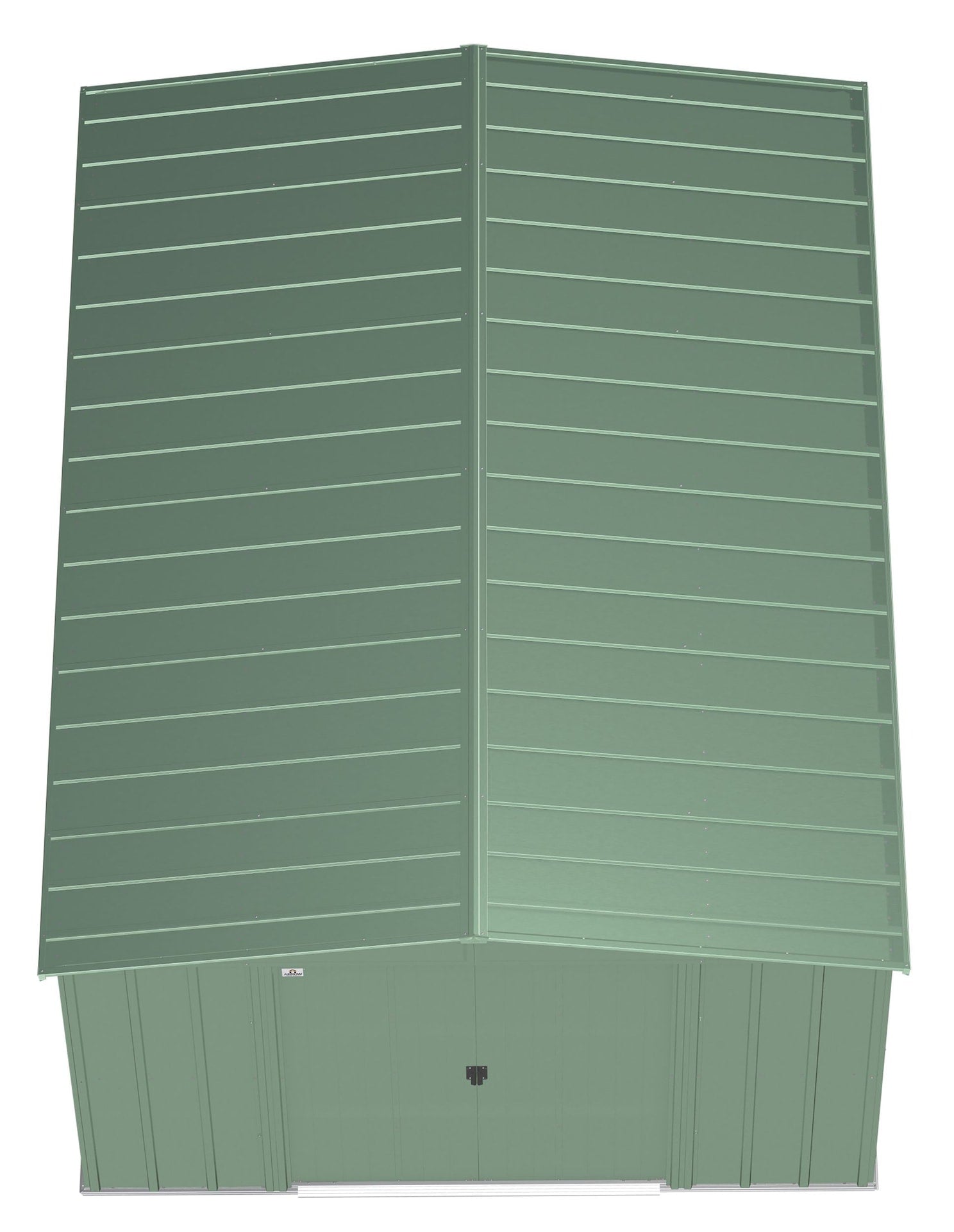 Classic Galvanized Steel Storage Shed, Sage Green, 10-ft x 14-ft P7K8 - product image 6