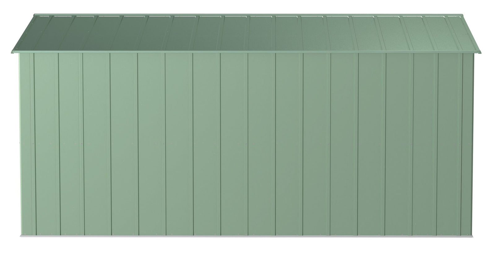 Classic Galvanized Steel Storage Shed, Sage Green, 10-ft x 14-ft P7K8 - product image 7
