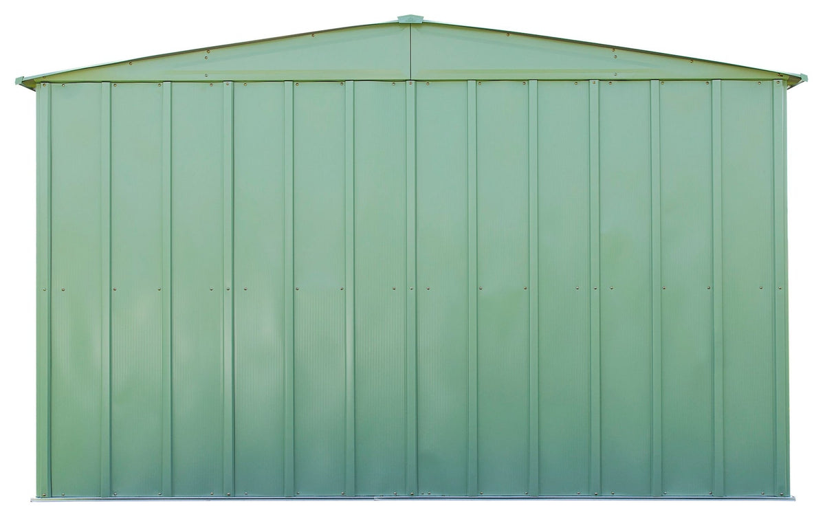 Classic Galvanized Steel Storage Shed, Sage Green, 10-ft x 14-ft P7K8 - product image 8