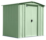 Classic Galvanized Steel Storage Shed, Sage Green, 6-ft x 5-ft W1S9 - product image 2