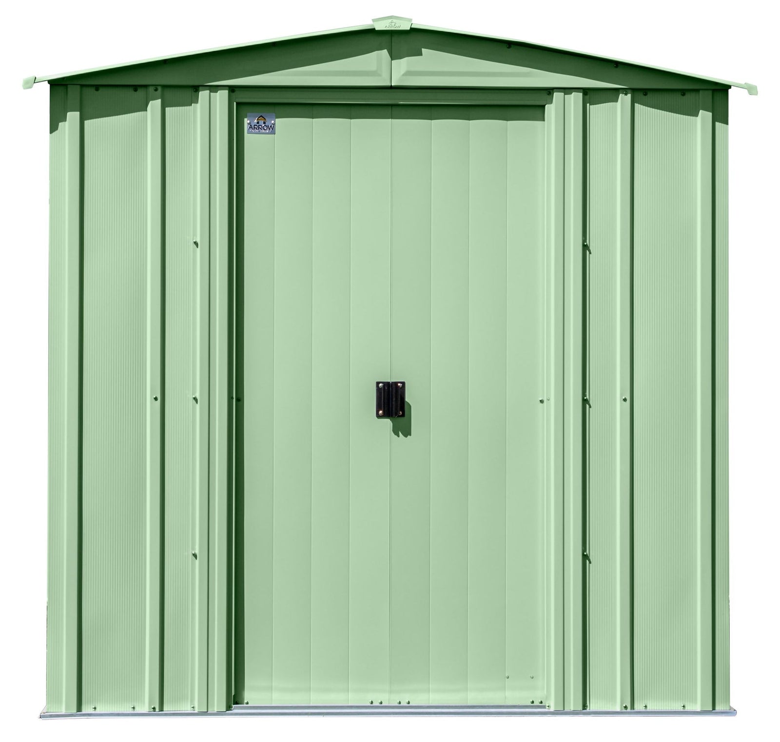 Classic Galvanized Steel Storage Shed, Sage Green, 6-ft x 5-ft W1S9 - product image 5