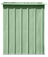 Classic Galvanized Steel Storage Shed, Sage Green, 6-ft x 5-ft W1S9 - product image 6