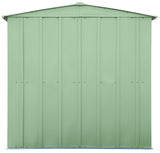 Classic Galvanized Steel Storage Shed, Sage Green, 6-ft x 5-ft W1S9 - product image 7