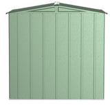 Classic Galvanized Steel Storage Shed, Sage Green, 6-ft x 5-ft W1S9 - product image 8