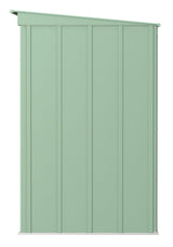 Classic Galvanized Steel Storage Shed, Sage Green, 8-ft x 4-ft Y5P0 - product image 4