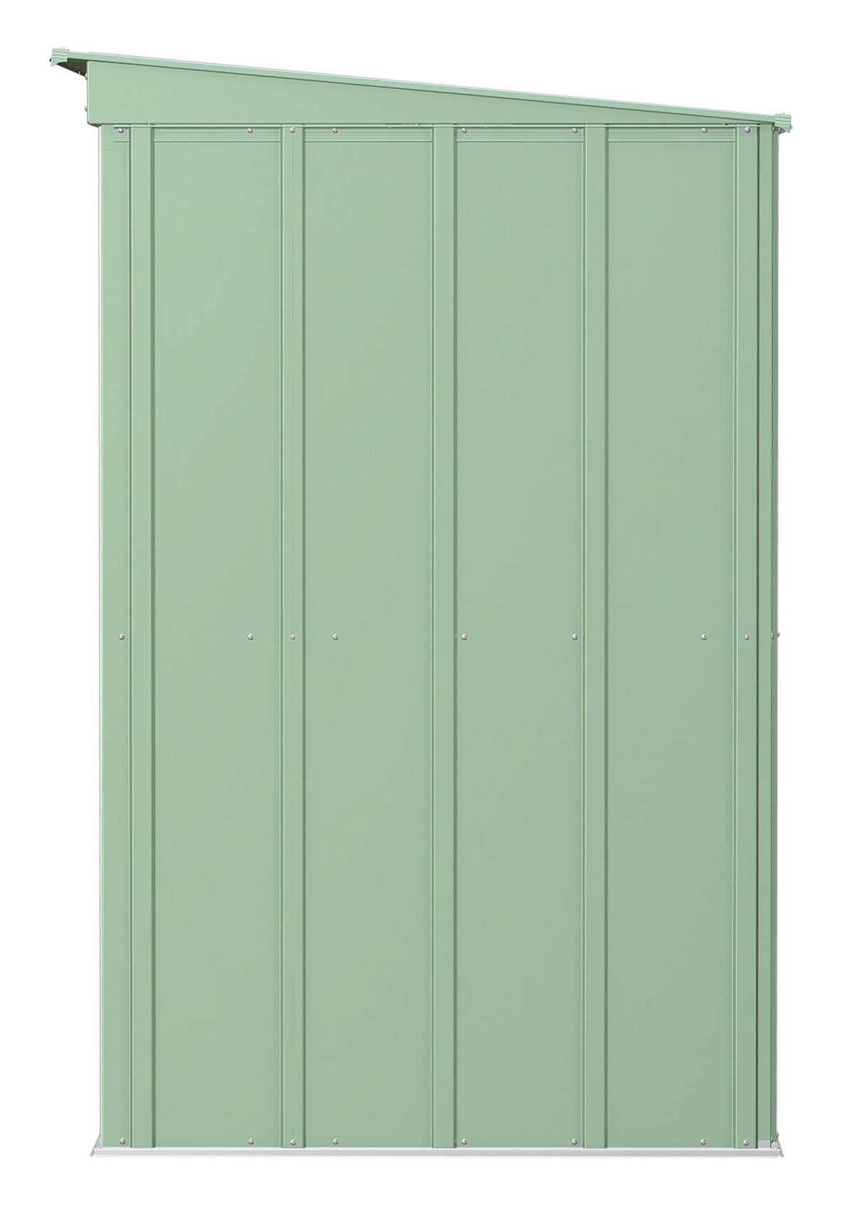 Classic Galvanized Steel Storage Shed, Sage Green, 8-ft x 4-ft Y5P0 - product image 4