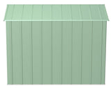 Classic Galvanized Steel Storage Shed, Sage Green, 8-ft x 4-ft Y5P0 - product image 7