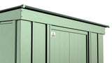 Classic Galvanized Steel Storage Shed, Sage Green, 8-ft x 4-ft Y5P0 - product image 8
