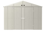 Elite 10x12-ft Cool Grey Corrosion-Resistant Steel Storage Shed B4F2 - product image 1