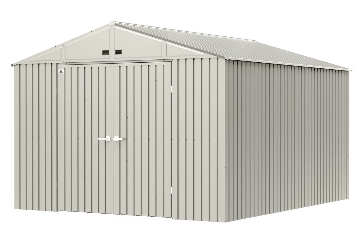 Elite 10x12-ft Cool Grey Corrosion-Resistant Steel Storage Shed B4F2 - product image 2