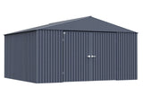 Elite 14x12-ft Anthracite Corrosion-Resistant Steel Shed U1B4 - product image 5