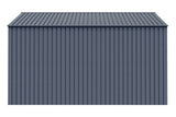 Elite 14x12-ft Anthracite Corrosion-Resistant Steel Shed G1Z4 - product image 6