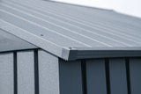 Elite 14x12-ft Anthracite Corrosion-Resistant Steel Shed U1B4 - product image 8