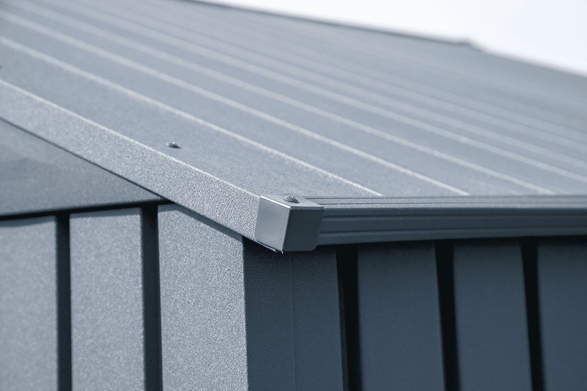 Elite 14x12-ft Anthracite Corrosion-Resistant Steel Shed U1B4 - product image 8