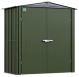 Elite 14x16-ft Anthracite Steel Storage Shed Q7Y0 - product image 3