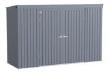 Elite Steel Storage Shed with Pent Roof, Anthracite, 10-ft x 4-ft T1A9 - product image 1
