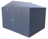 Elite Steel Storage Shed with Pent Roof, Blue Grey, 10-ft x 8-ft Q8C9 - product image 1