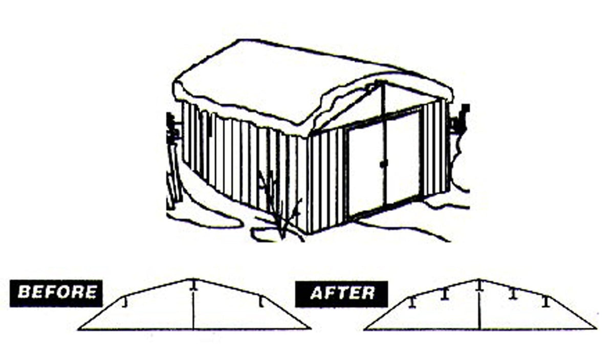 Roof Strengthening Kit for 6x5-ft and 8x6-ft Sheds Q6B8 - product image 2