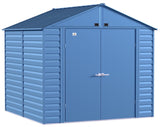 Select Galvanized Steel Storage Shed, Blue Grey, 8-ft x 8-ft N0R0 - product image 2