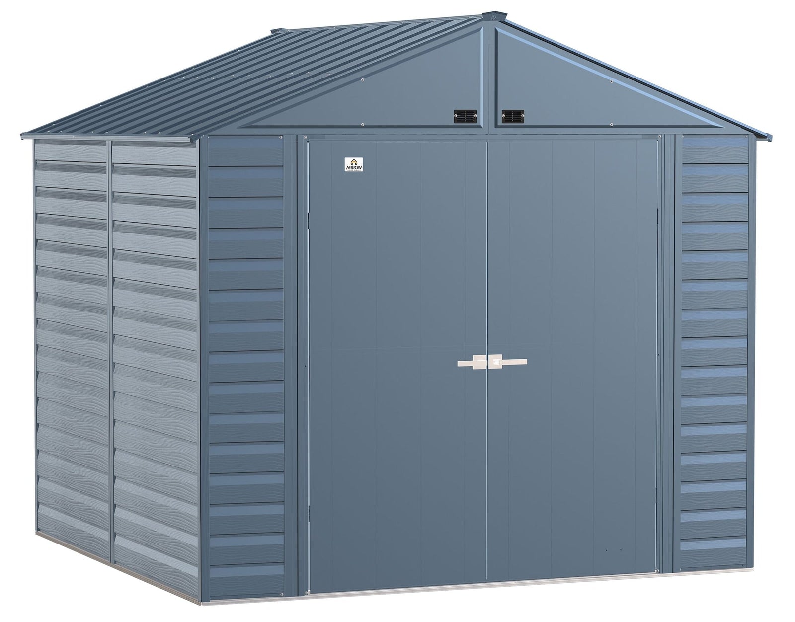 Select Galvanized Steel Storage Shed, Blue Grey, 8-ft x 8-ft N0R0 - product image 4