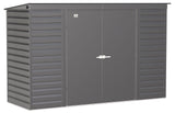 Select Galvanized Steel Storage Shed, Charcoal, 10-ft x 4-ft L6X7 - product image 1
