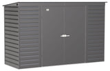 Select Galvanized Steel Storage Shed, Charcoal, 10-ft x 4-ft L6X7 - product image 2