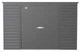 Select Galvanized Steel Storage Shed, Charcoal, 10-ft x 4-ft L6X7 - product image 3