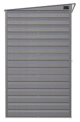 Select Galvanized Steel Storage Shed, Charcoal, 10-ft x 4-ft L6X7 - product image 6