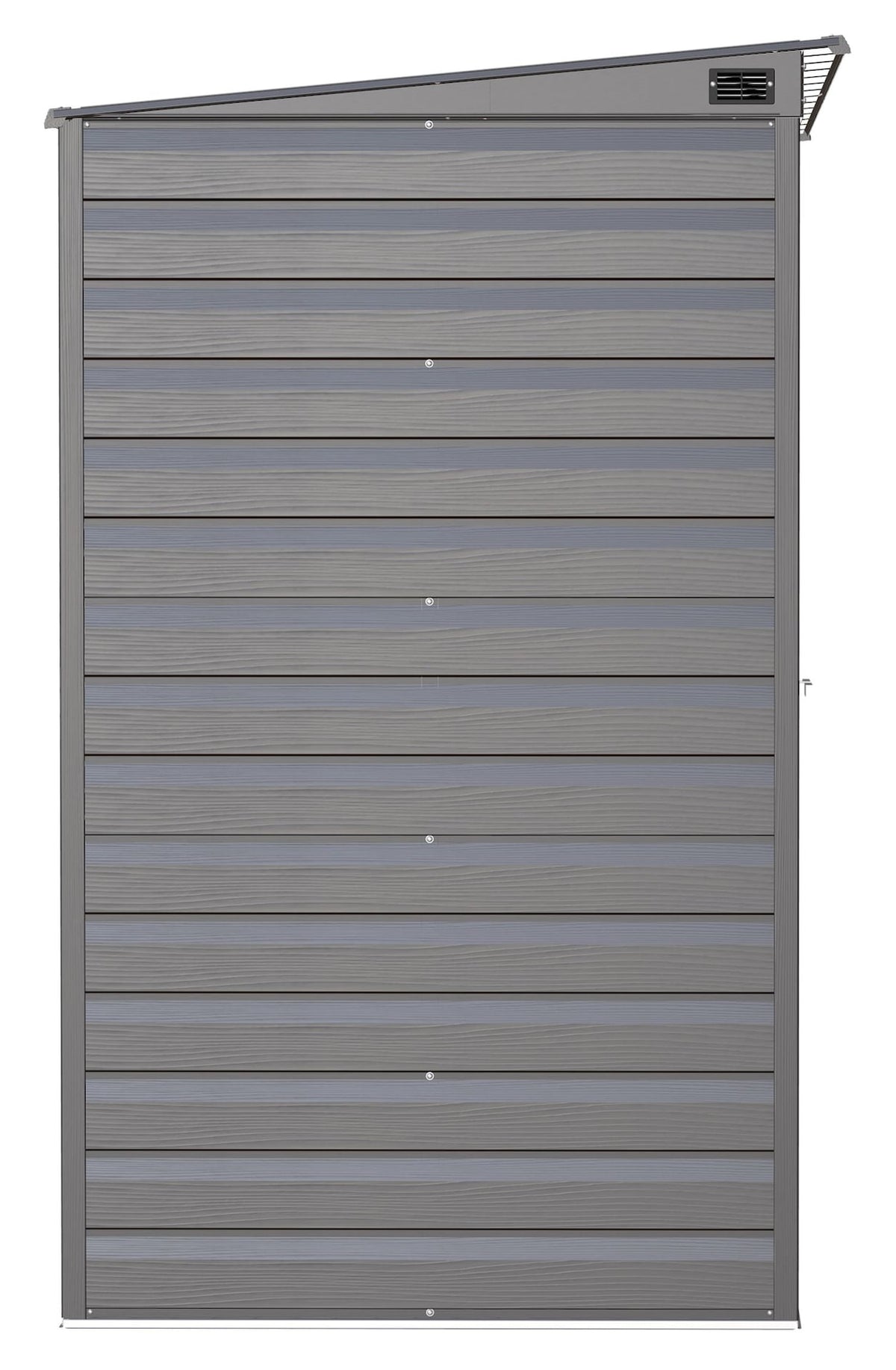 Select Galvanized Steel Storage Shed, Charcoal, 10-ft x 4-ft L6X7 - product image 6