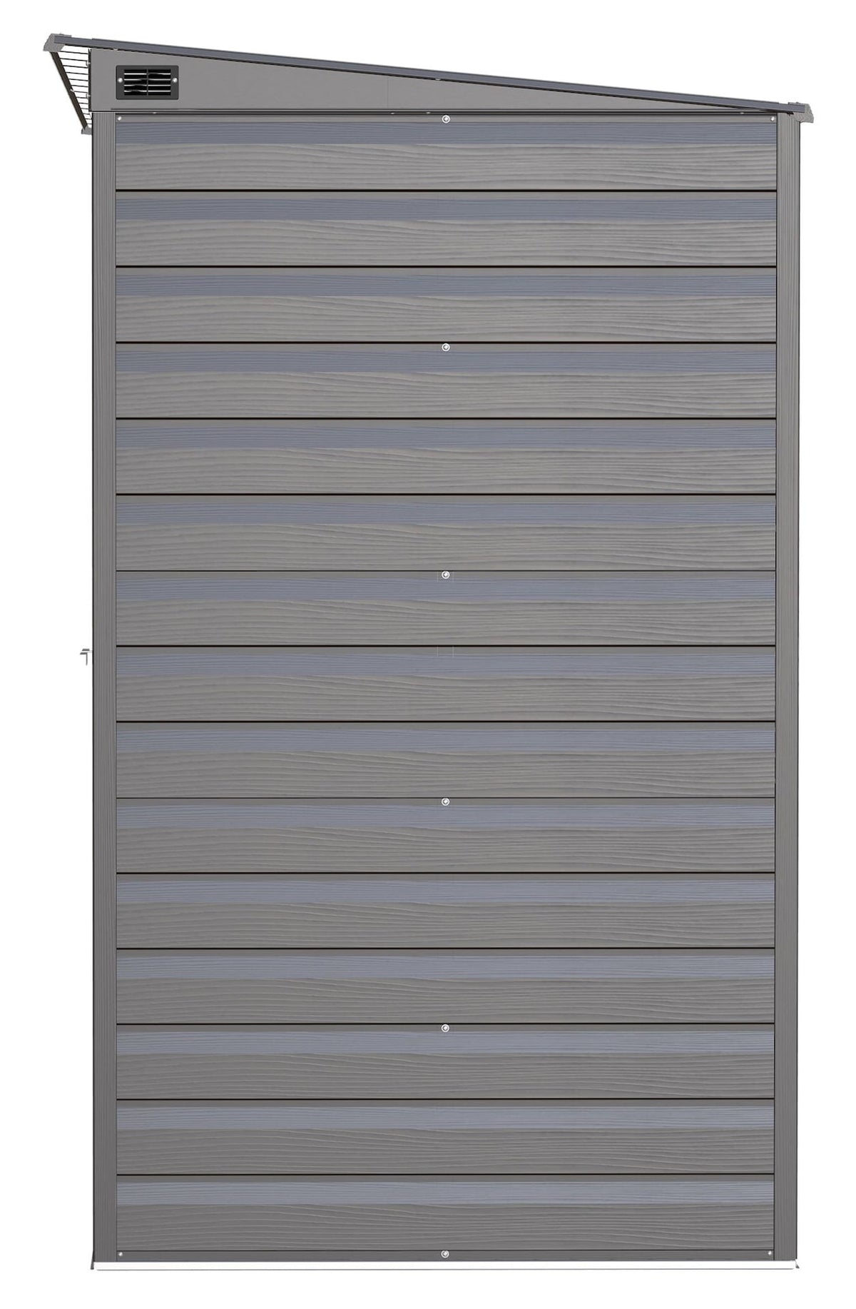 Select Galvanized Steel Storage Shed, Charcoal, 10-ft x 4-ft L6X7 - product image 7