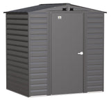 Select Galvanized Steel Storage Shed, Charcoal, 6-ft x 5-ft F8S5 - product image 4