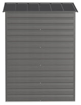 Select Galvanized Steel Storage Shed, Charcoal, 6-ft x 5-ft F8S5 - product image 6