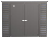 Select Galvanized Steel Storage Shed, Charcoal, 8-ft x 4-ft D7Z9 - product image 3