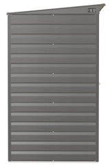Select Galvanized Steel Storage Shed, Charcoal, 8-ft x 4-ft D7Z9 - product image 7