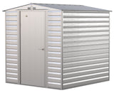 Select Galvanized Steel Storage Shed, Flute Grey, 6-ft x 7-ft S5F1 - product image 1