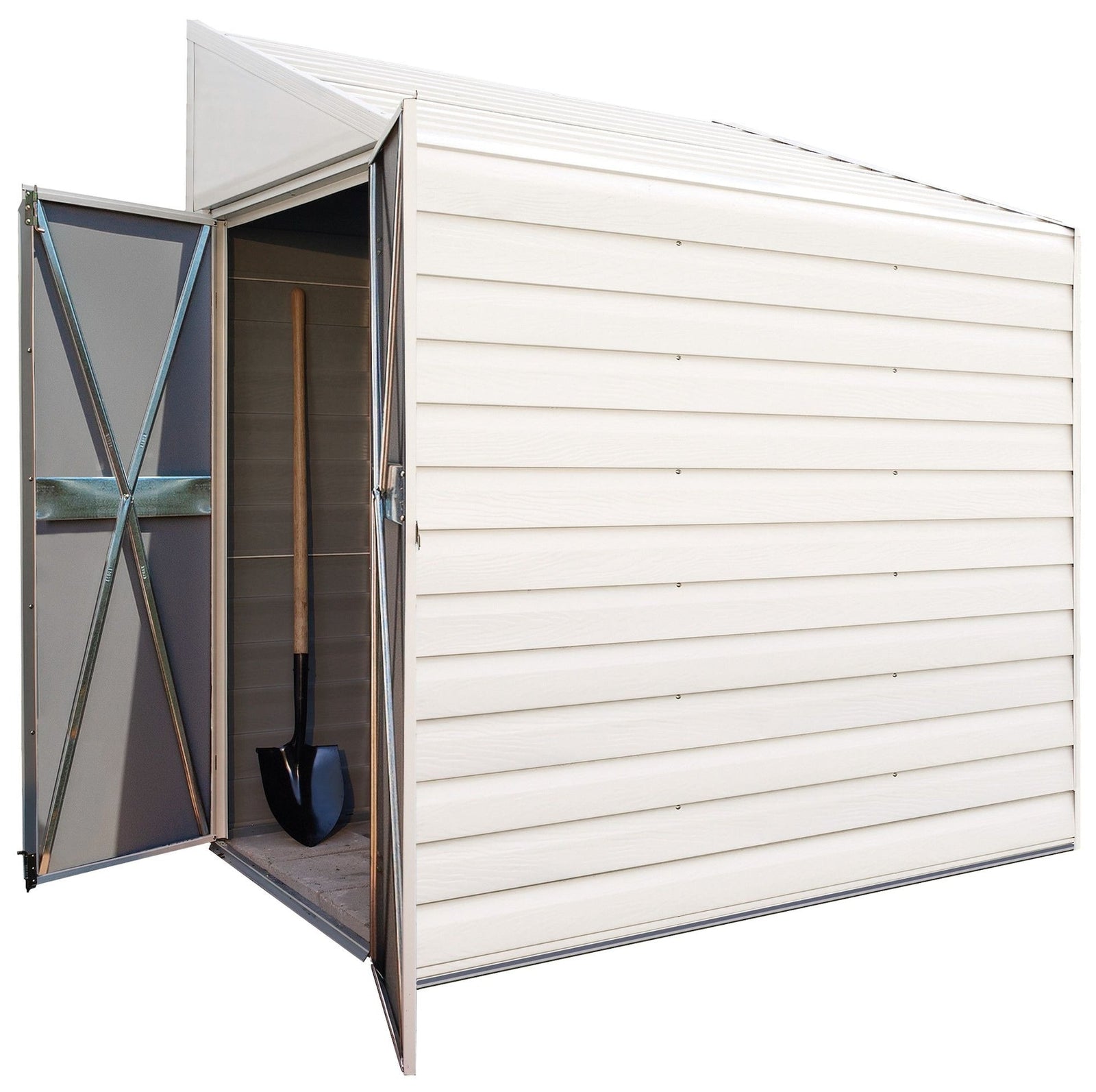 Yardsaver Electro Galvanized Steel Storage Shed, 4-ft x 10-ft N2I5 - product image 2