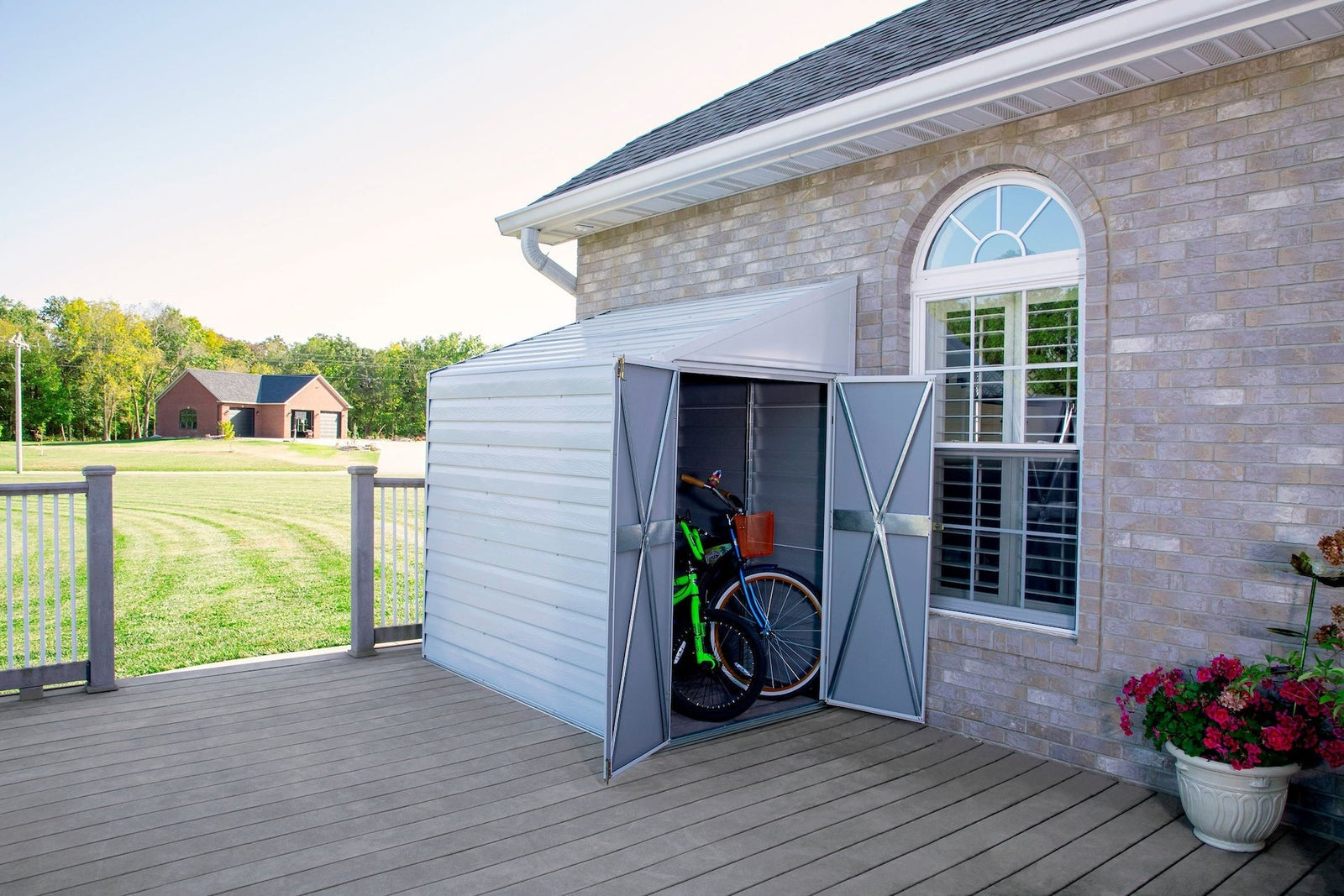 Yardsaver Electro Galvanized Steel Storage Shed, 4-ft x 7-ft T7A2 - product image 7