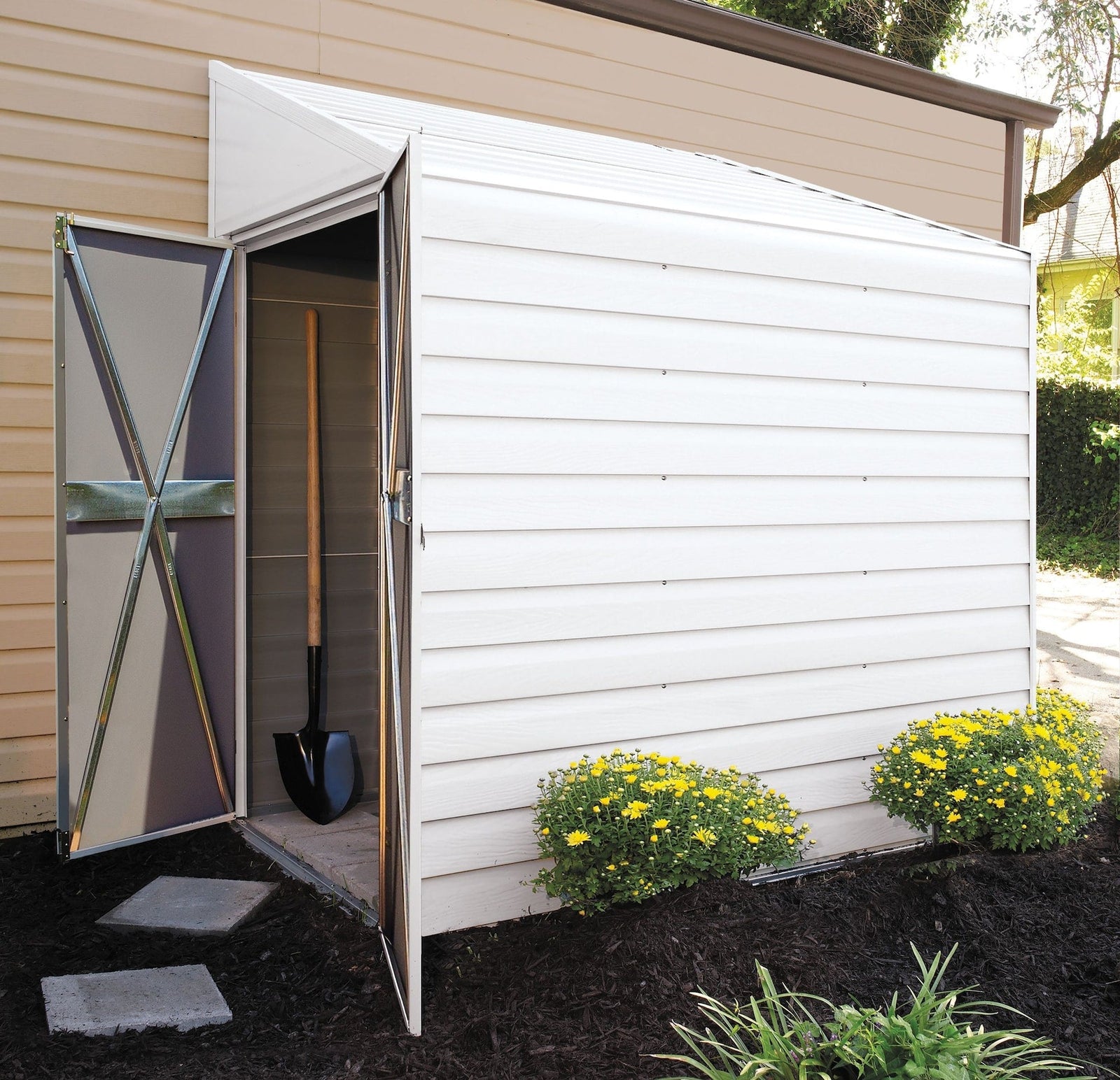 Yardsaver Electro Galvanized Steel Storage Shed, 4-ft x 7-ft T7A2 - product image 8