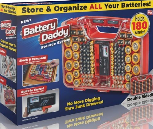 Ontel Battery Daddy 180 Battery Organizer and Storage Case Y0C0 - product image 1