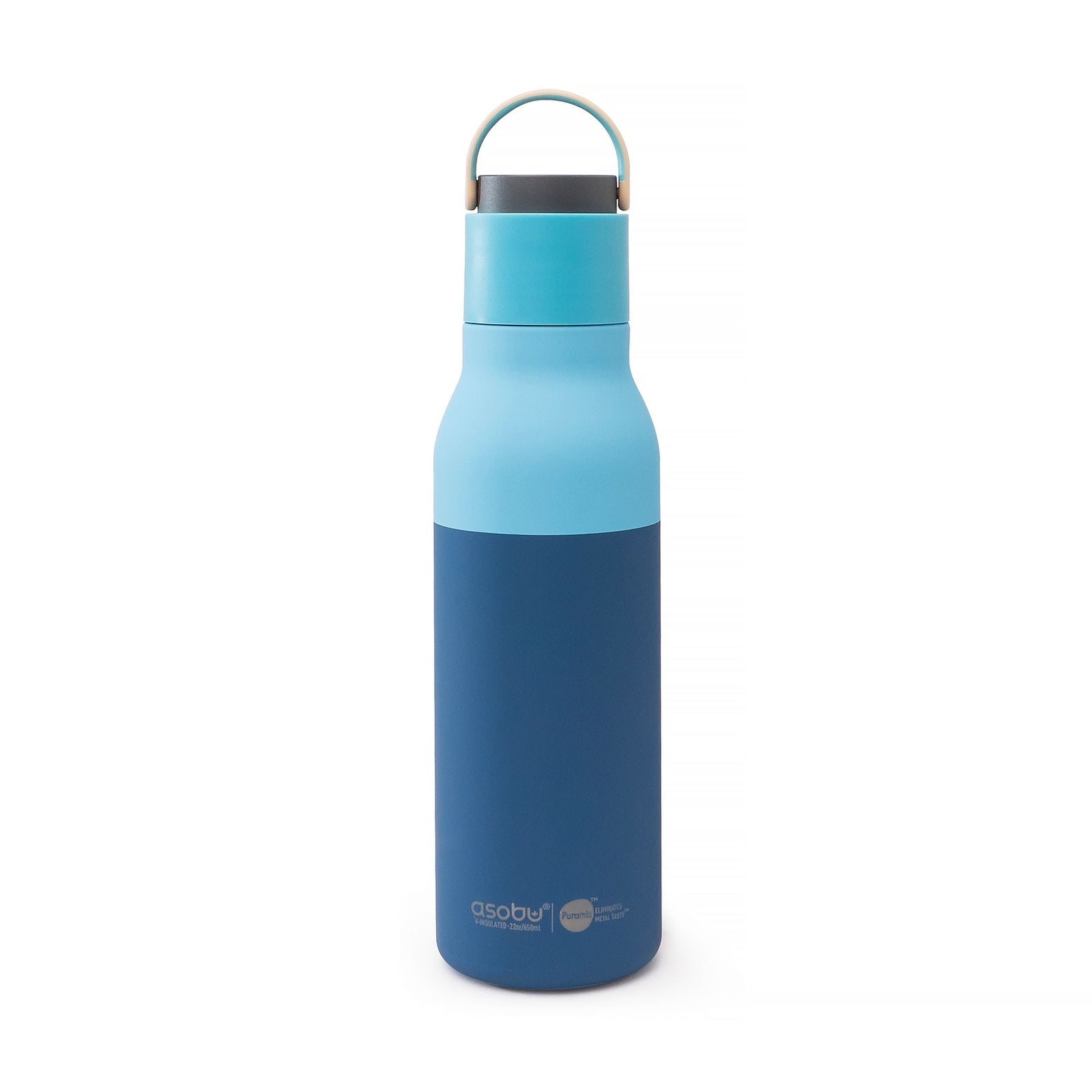 Metro Ceramic Water Bottle, 22-oz, Pastel Blue W7Z2 - product image 1