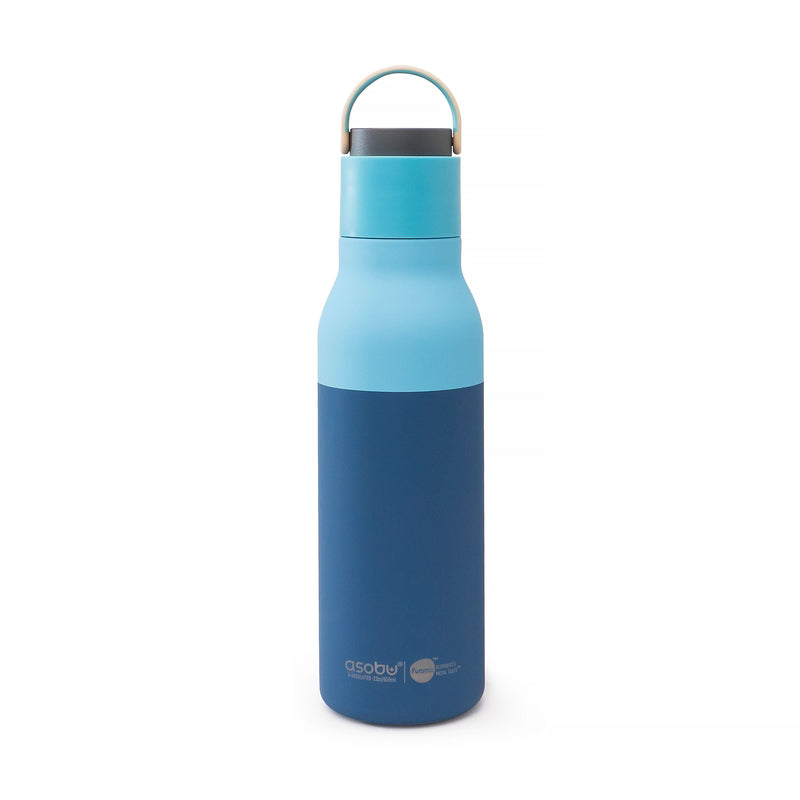 Metro Ceramic Water Bottle, 22-oz, Pastel Blue W7Z2