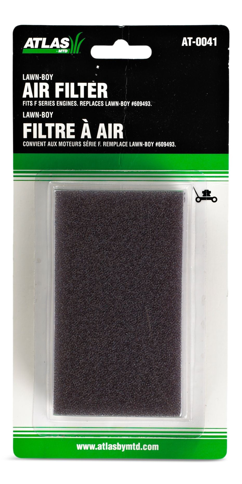 Lawn Mower Foam Air Filter Element, Replaces Lawn-Boy for CT#: 060-9493 G8T4 - product image 1