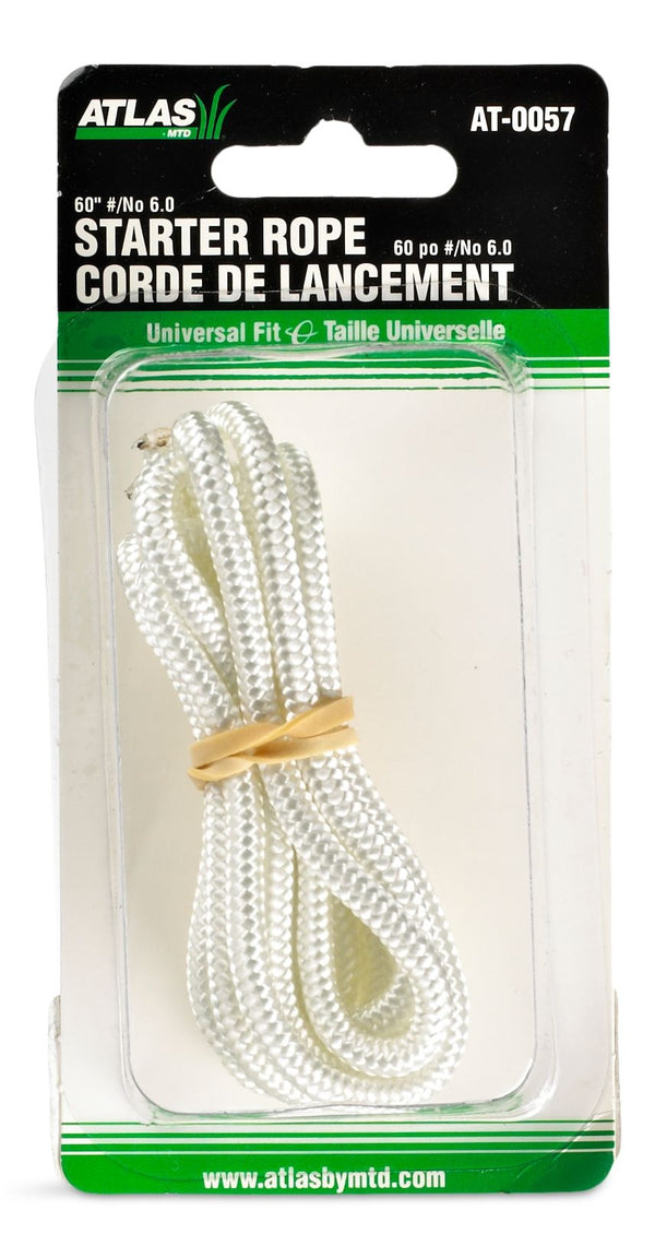 Lawn Mower Replacement Starter Cord/Rope, 60-in x 1/4-in Nylon U8U8
