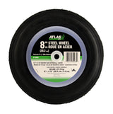 Steel Lawn Mower Replacement Wheel with Ball Bearings, 8-in x 1.5-in X3V4 - product image 1