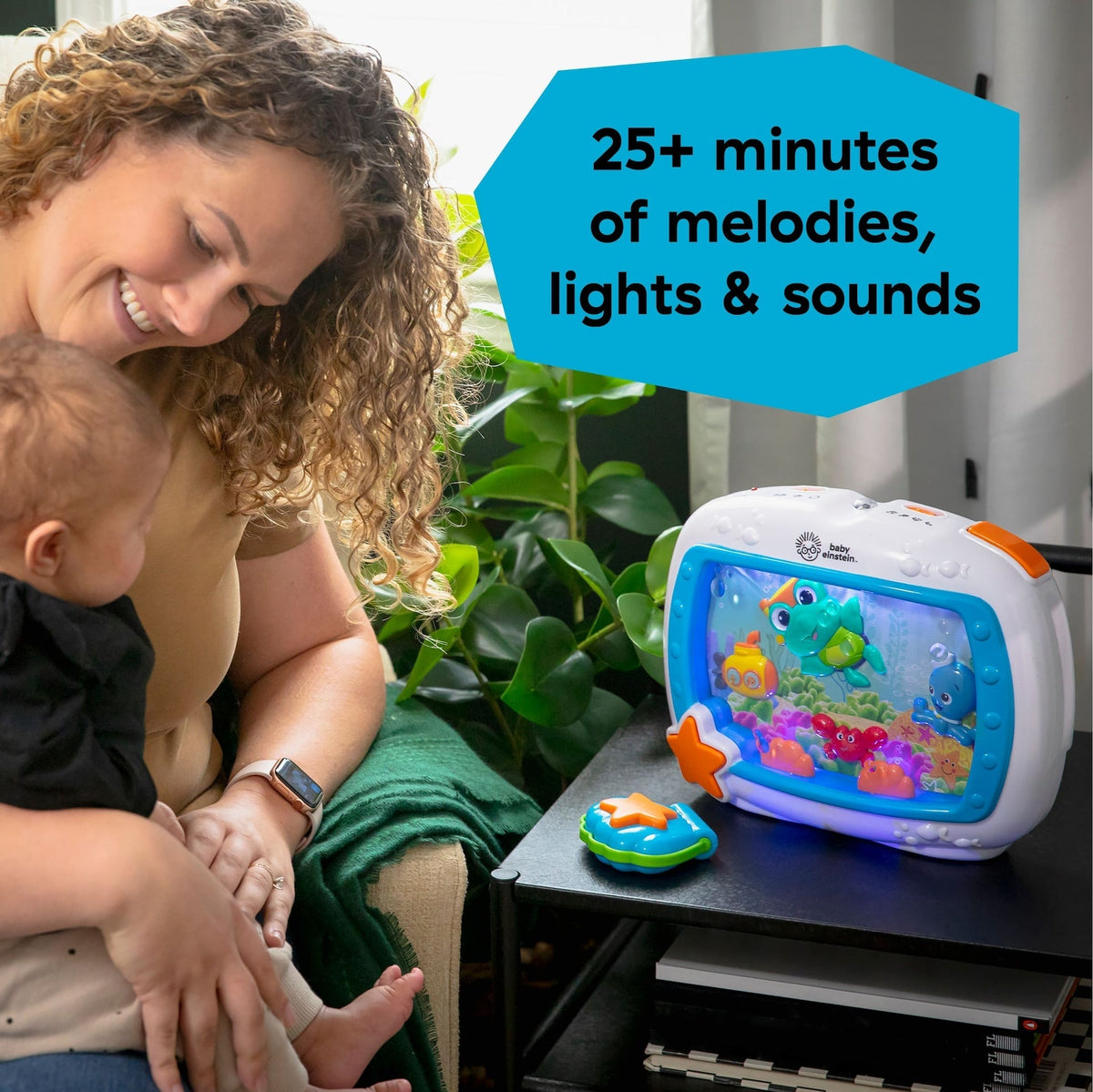 Baby Einstein Sea Dreams Soother Musical Crib Toy and Sound Machine R3C1 - product image 5