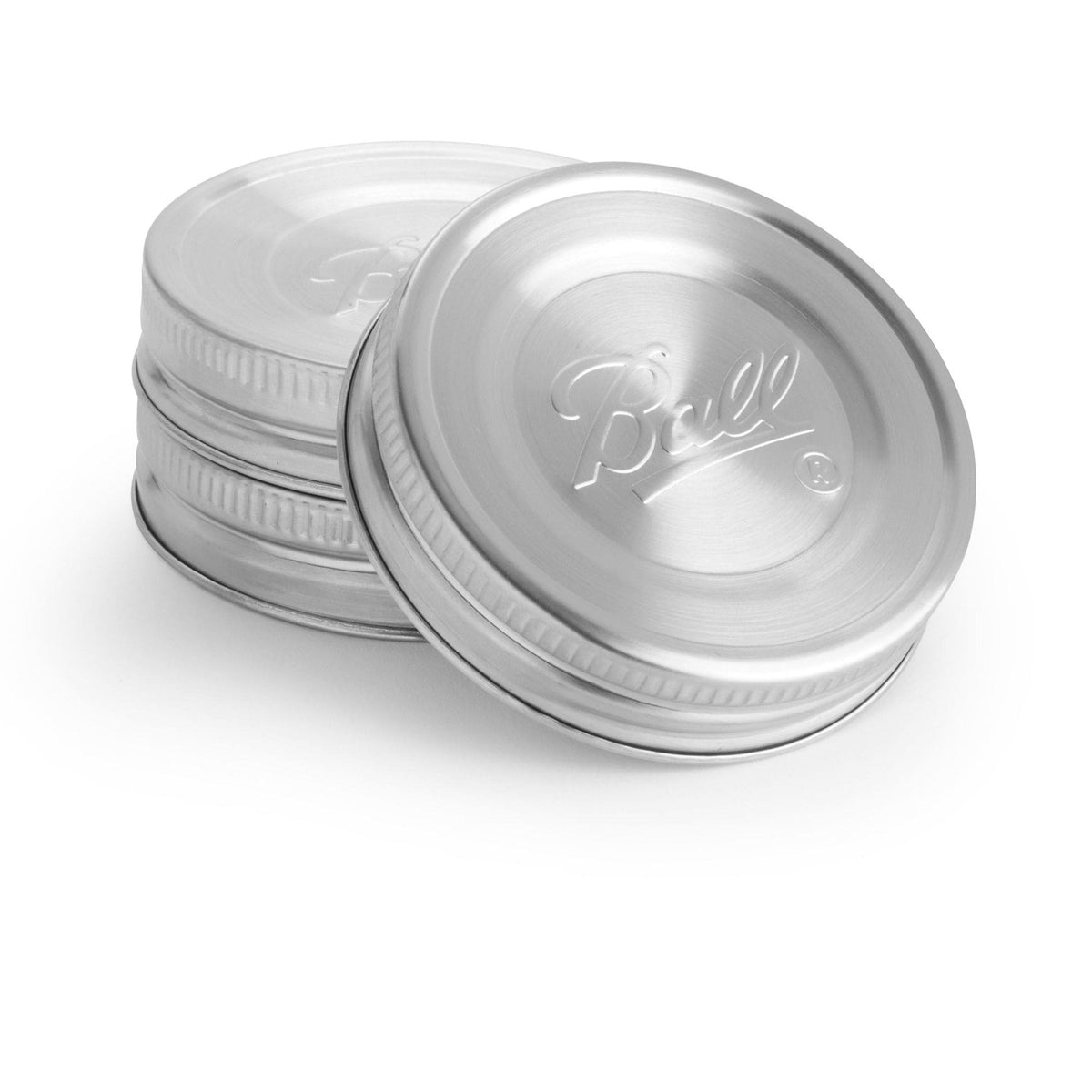 BALL Regular Mouth Stainless Steed Lids, Rust-Resistant, 3-pk J1S9 - product image 2