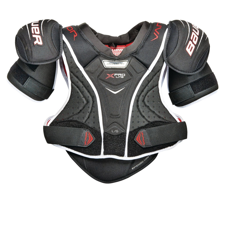 Vapor X Pro Lite Junior Hockey Shoulder Pads, Comfortable and Lightweight, Black D0P6