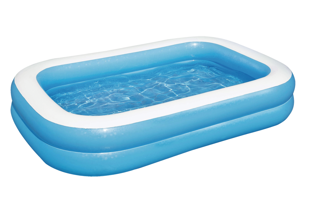 Rectangular Inflatable Family Wading Pool, 8.5-ft x 5.8-ft x 20-in M6W8 - product image 1