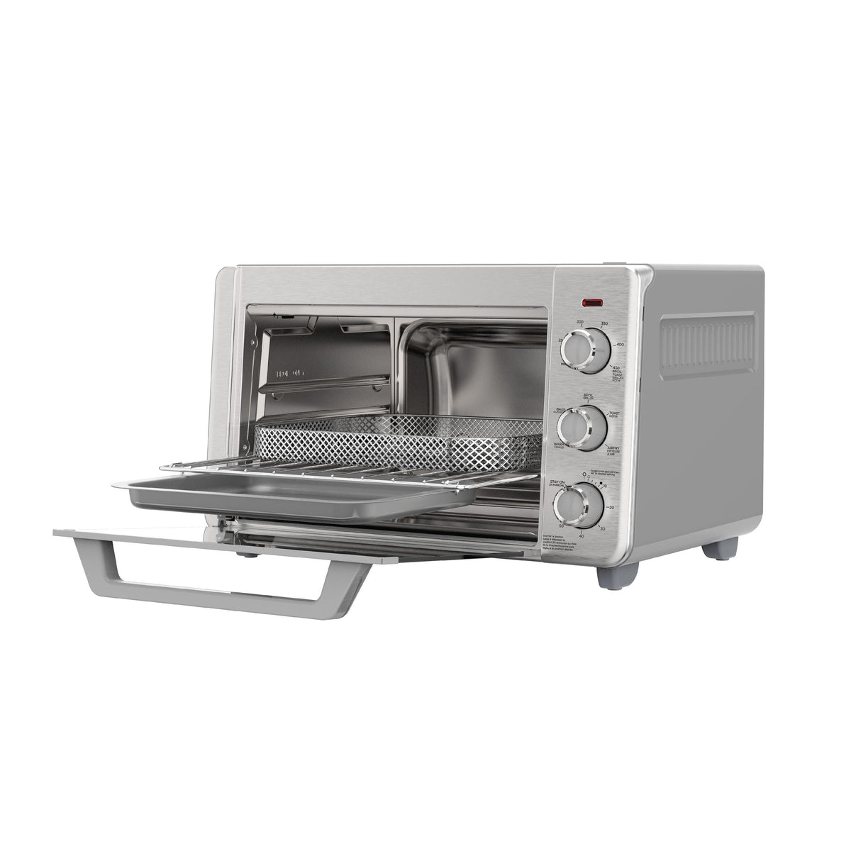 Crisp 'N bake 6-Slice Air Fryer Toaster Oven, Stainless Steel, 5 Cooking Functions R3T2 - product image 2